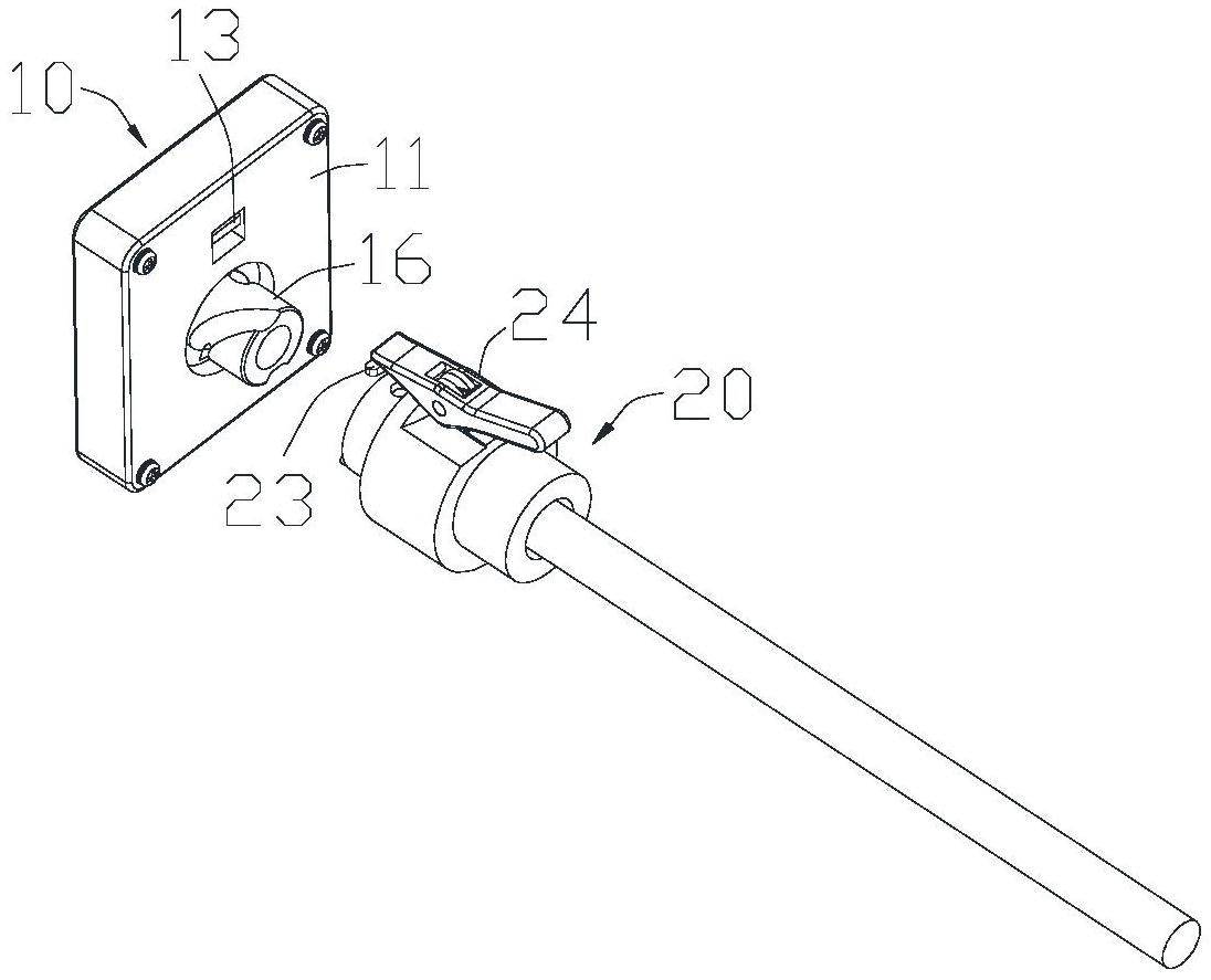 快速拆装自锁式连接器