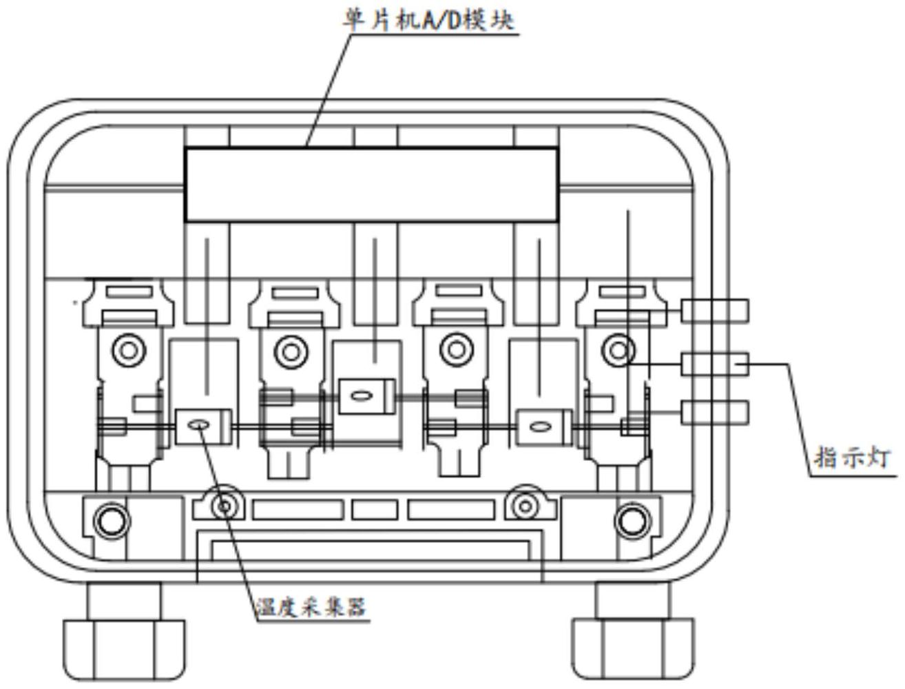 cn213072569u_一种实时监测光伏组件二极管运行状态的接线盒