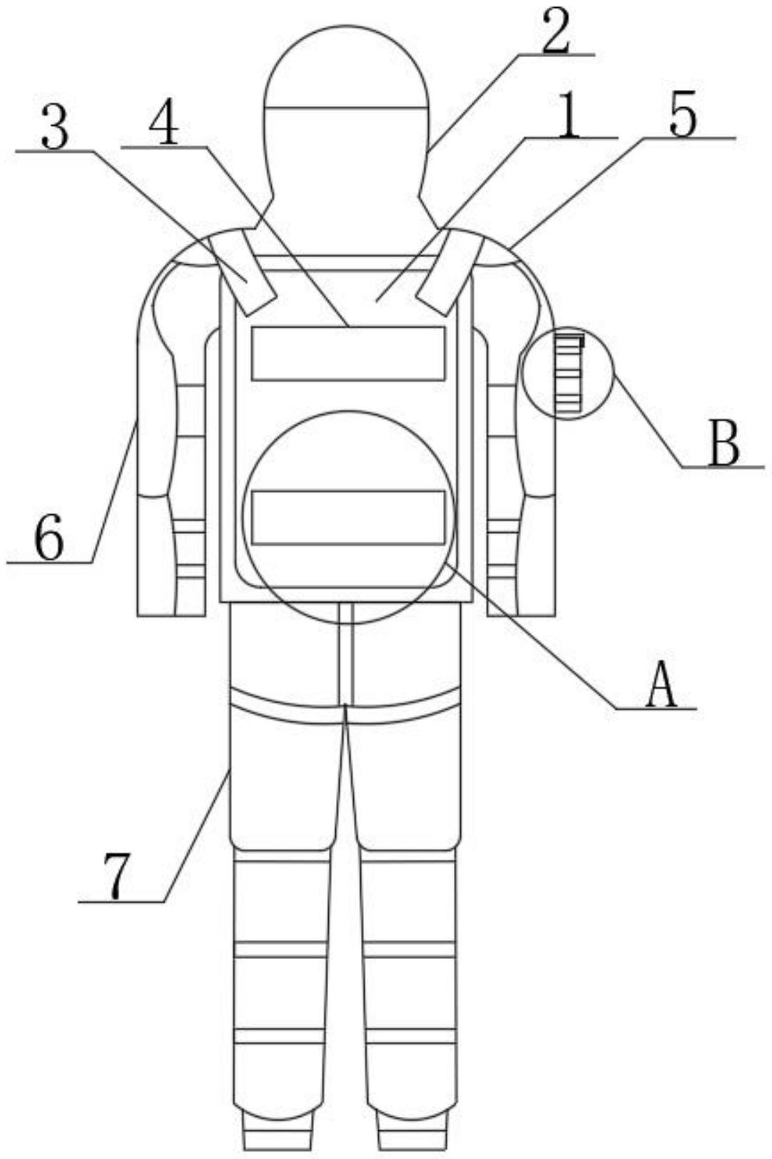cn213074506u_一种带有缓冲结构的防爆服