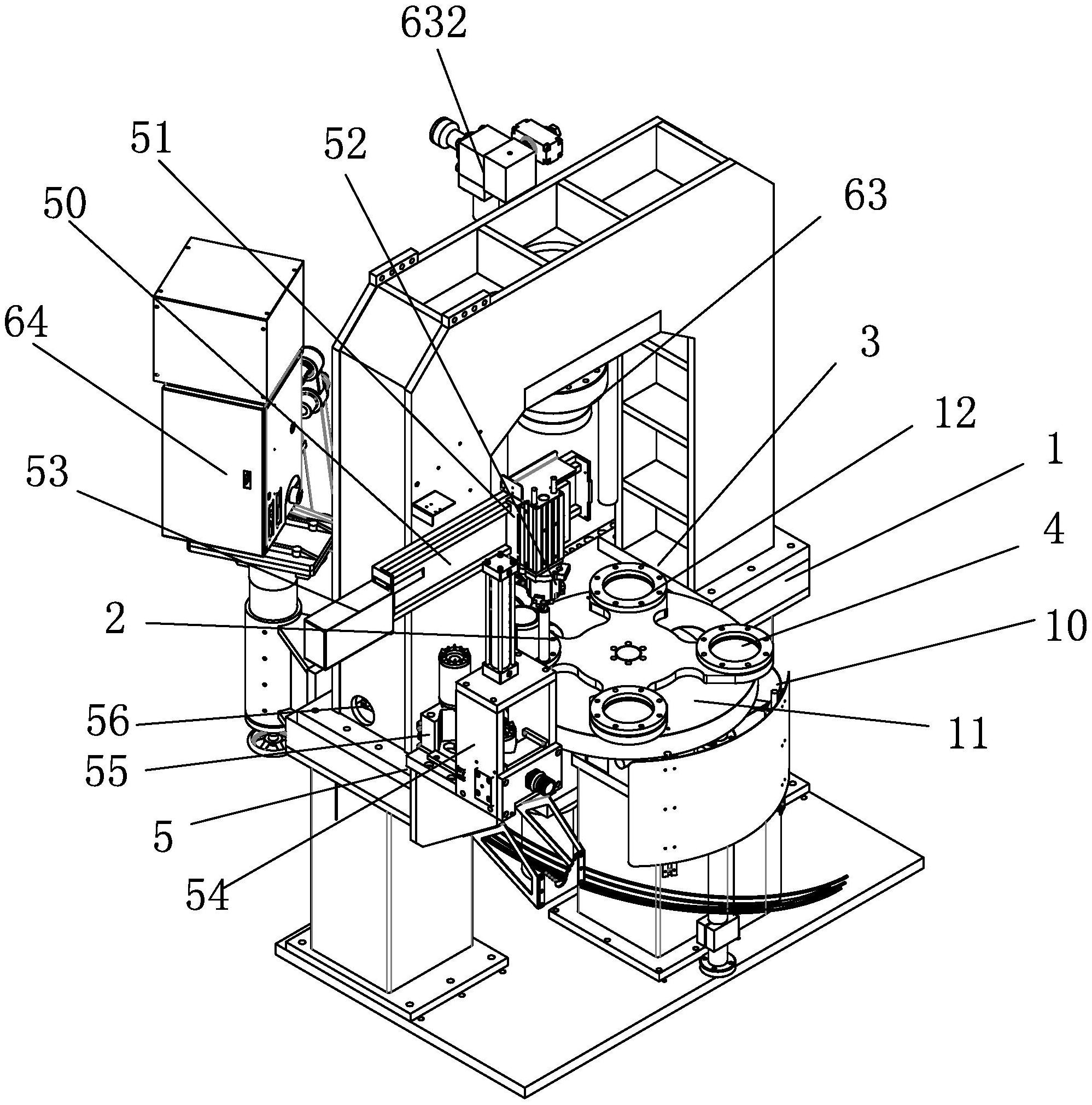 一种框架式多工位转子压铸机