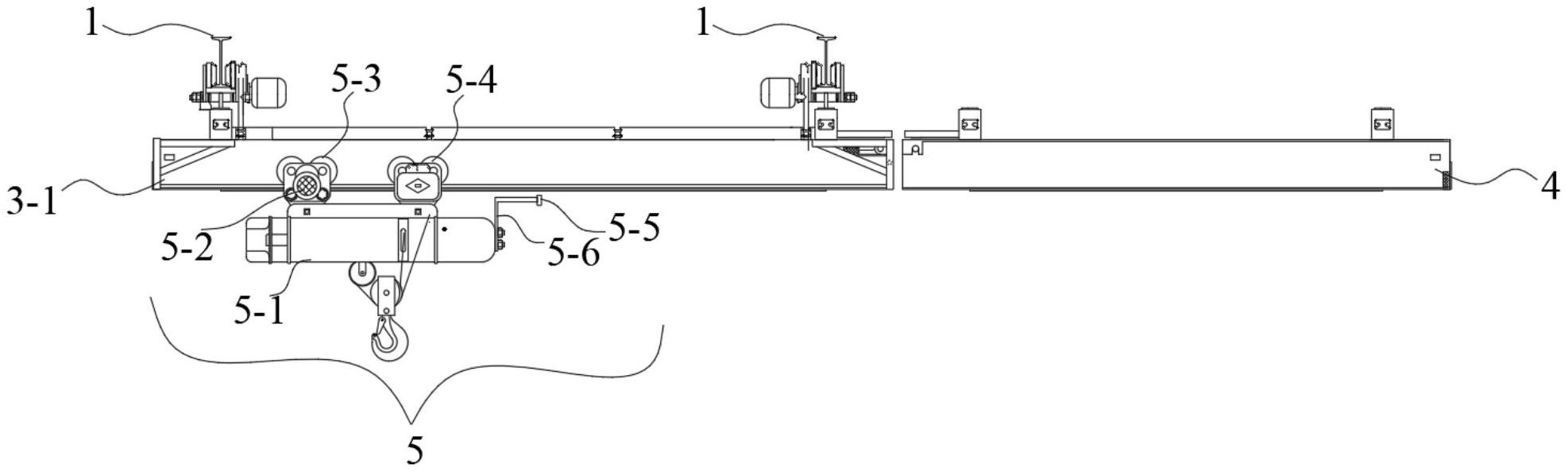 一种磨煤机过轨吊防误操作保护装置