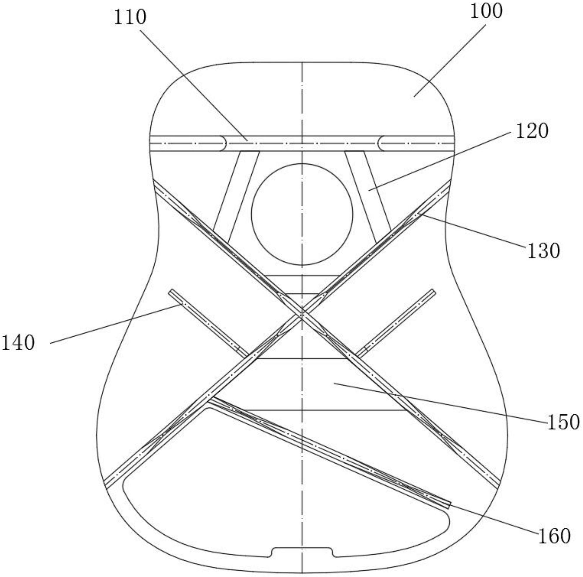 cn213092791u_一种新型碳纤维吉他的音梁结构