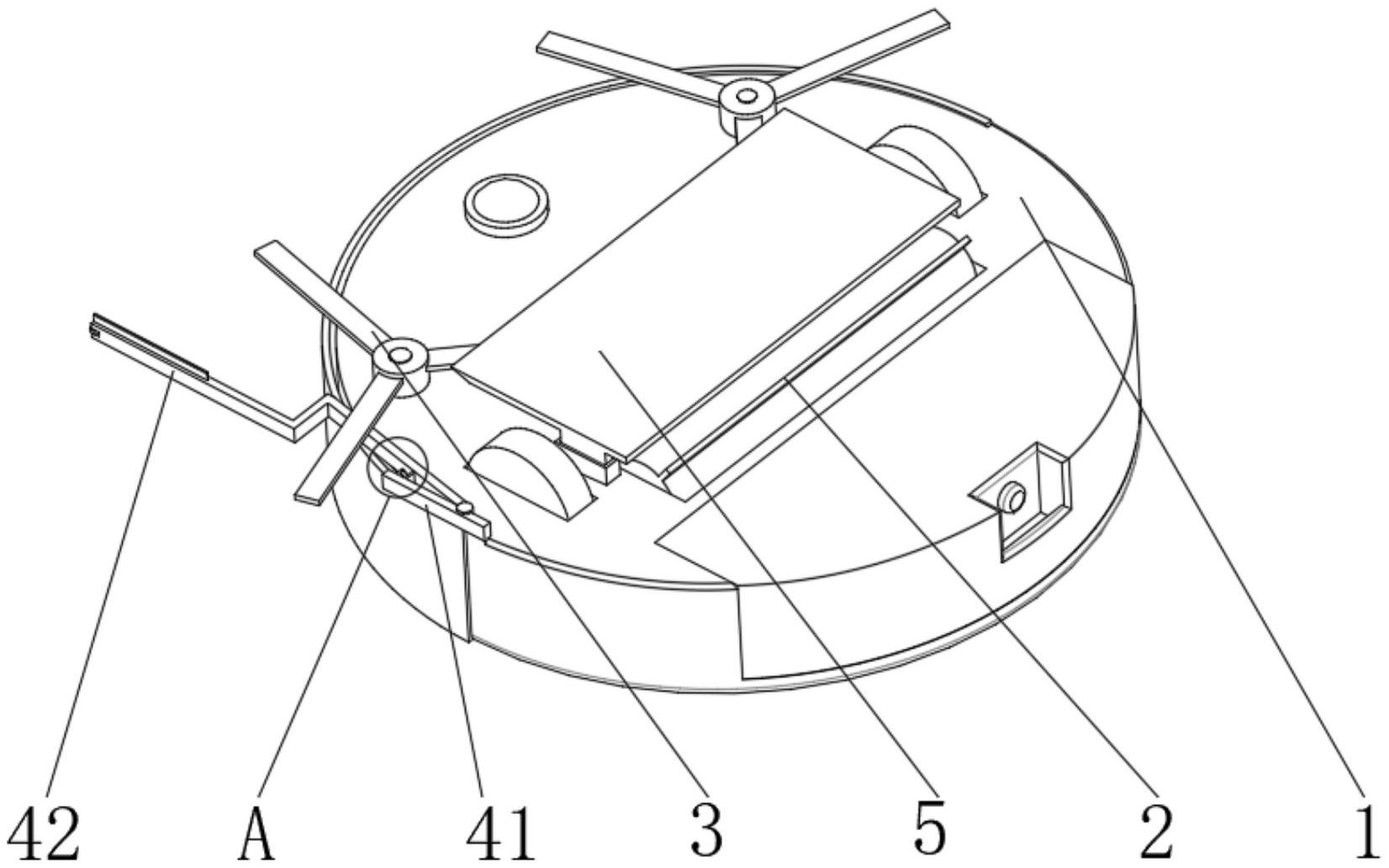 一种圆盘式扫地机器人