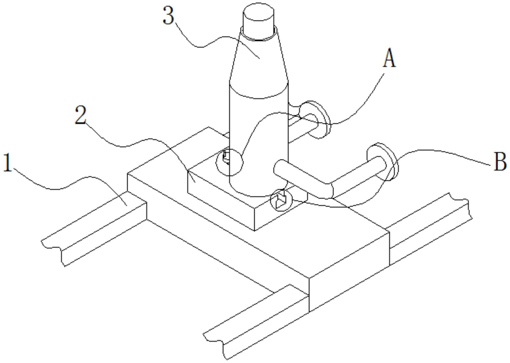 一种数控百变喷头的安装机构