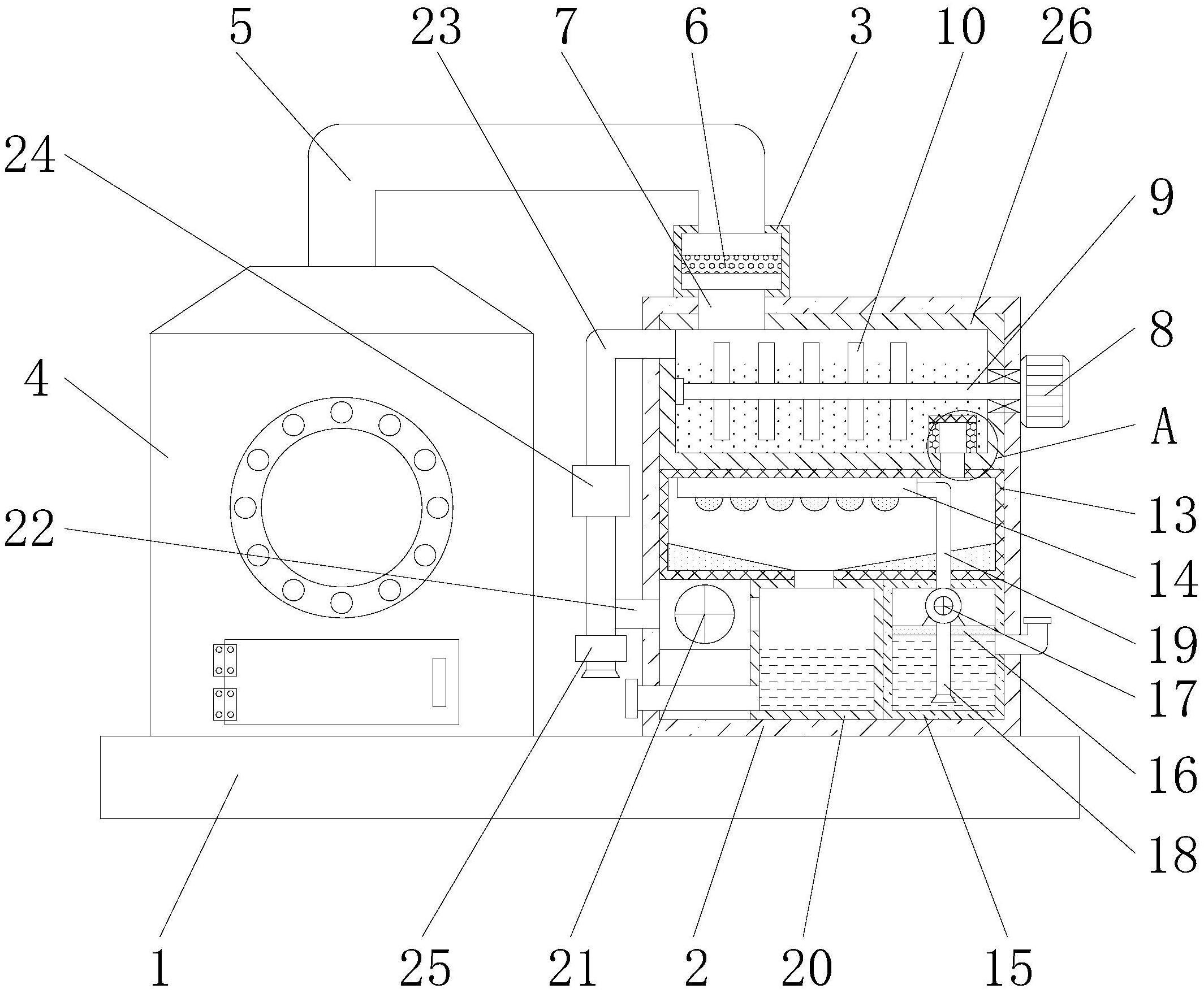 cn213120043u_一种脱硫效果好的电熔镁窑炉