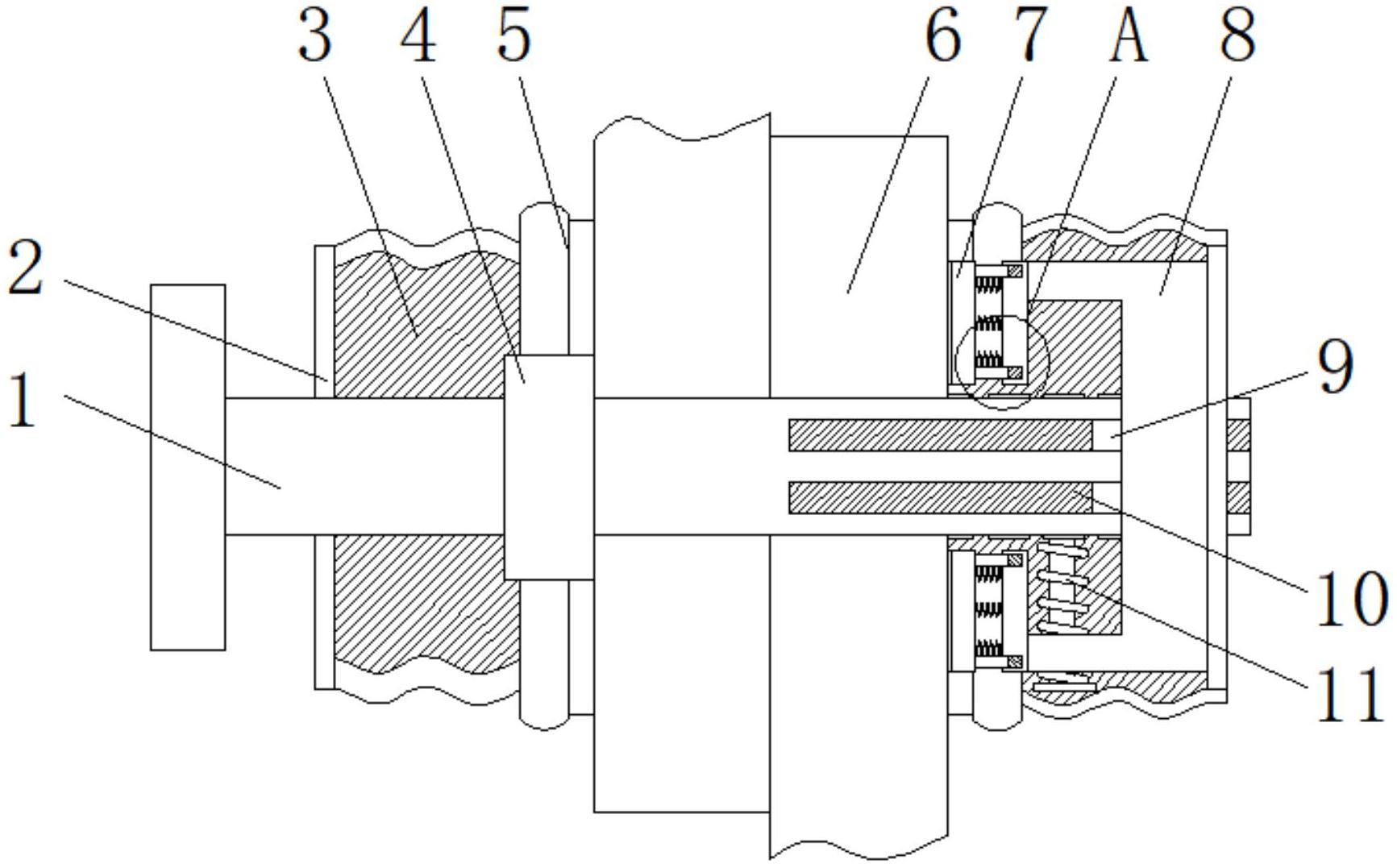 cn213144982u_一种带有防护功能的销轴