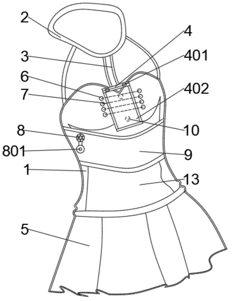 cn213154071u_一种一体式泳衣