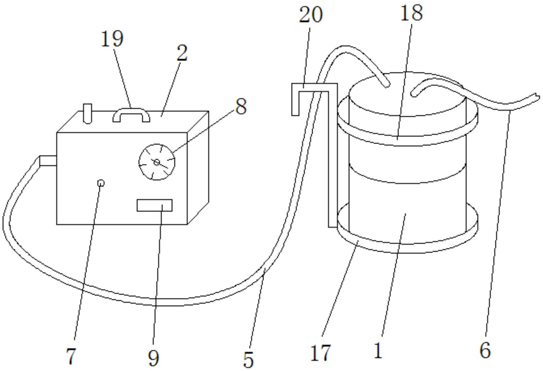 一种移动式负压吸引装置