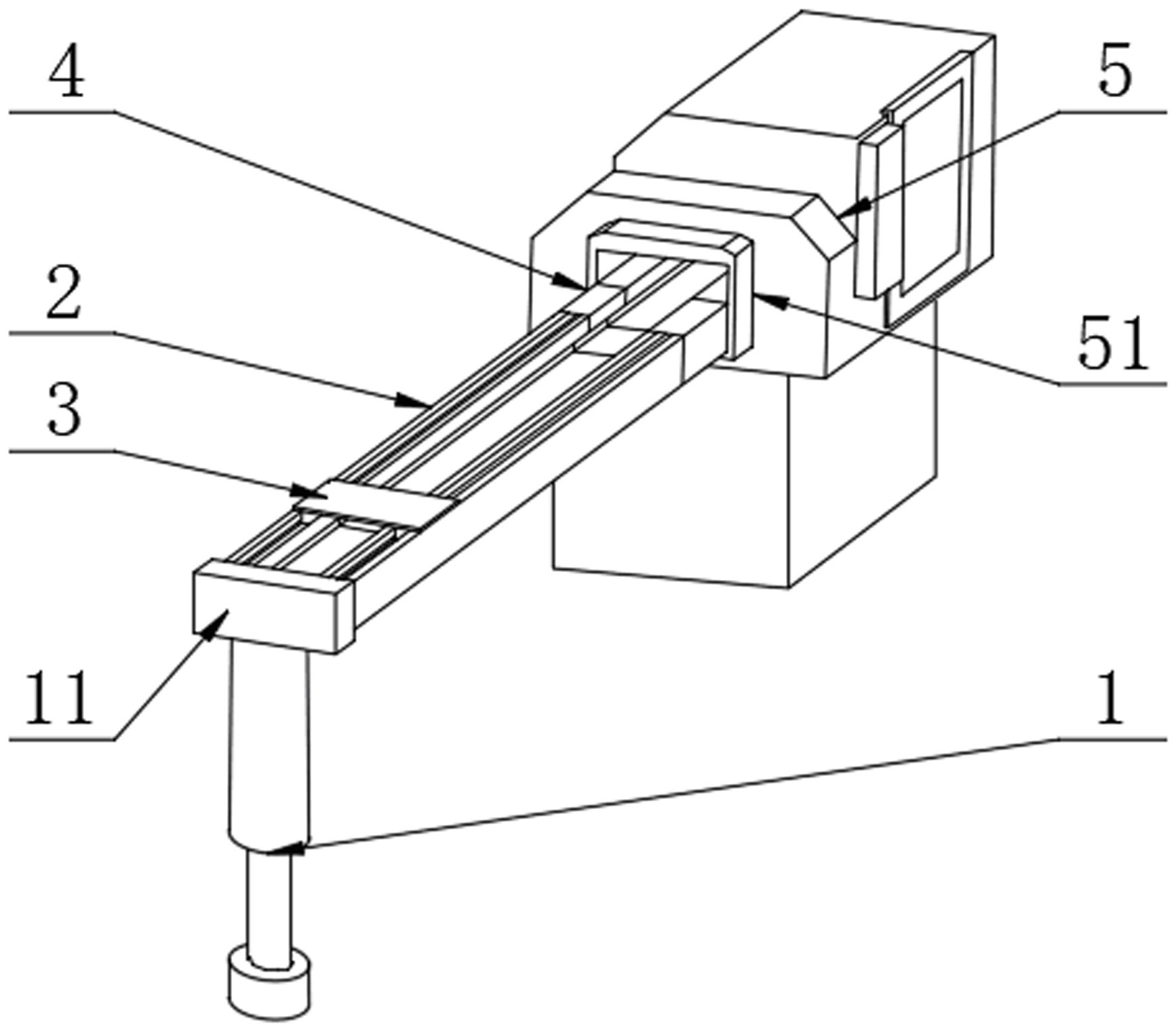 一种数控车床加工上料用限位导轨