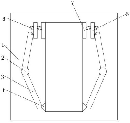 cn213196571u_一种包装机工位座板生产用夹紧装置
