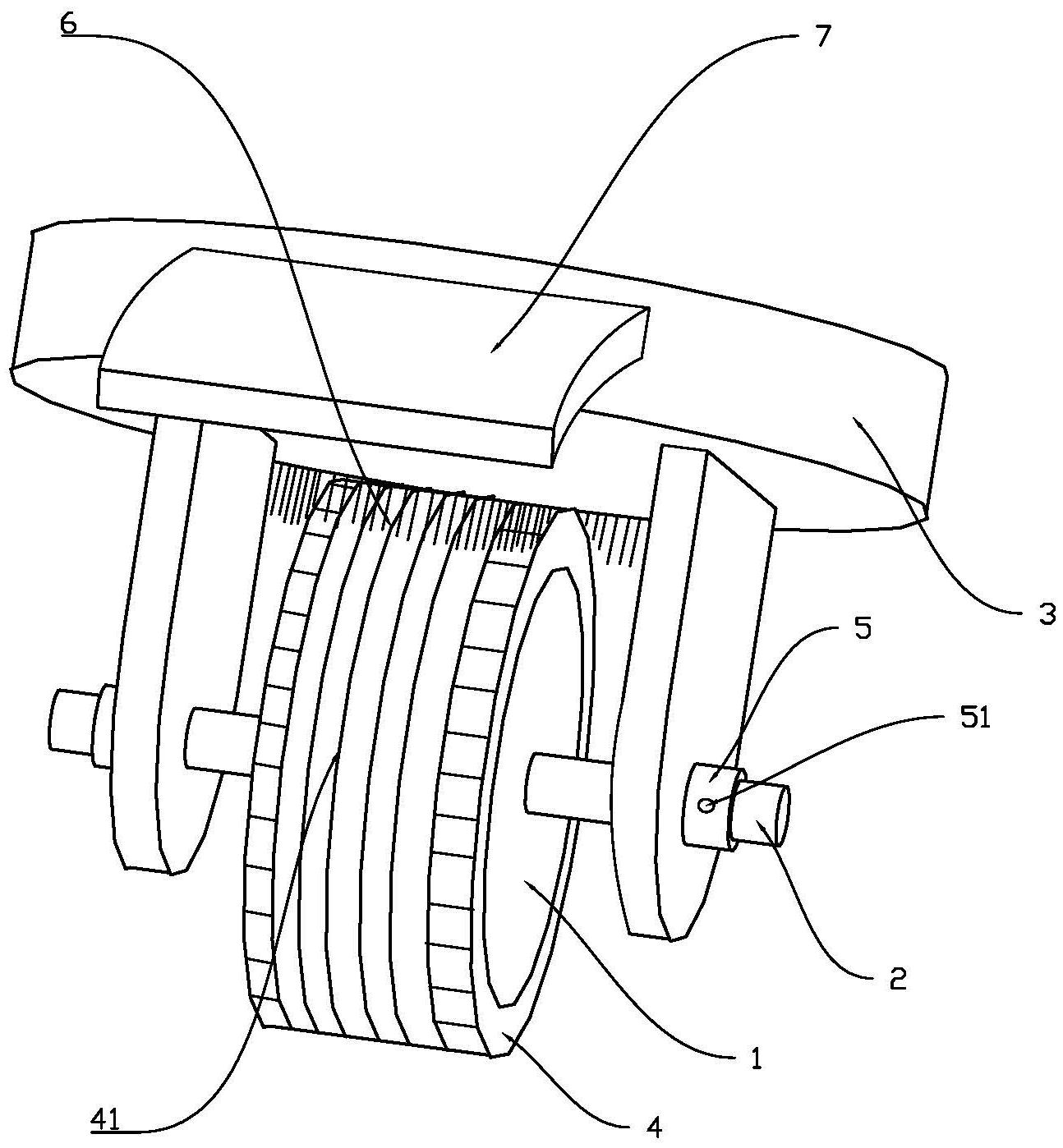 cn213199353u_一种耐磨行李车滚轮