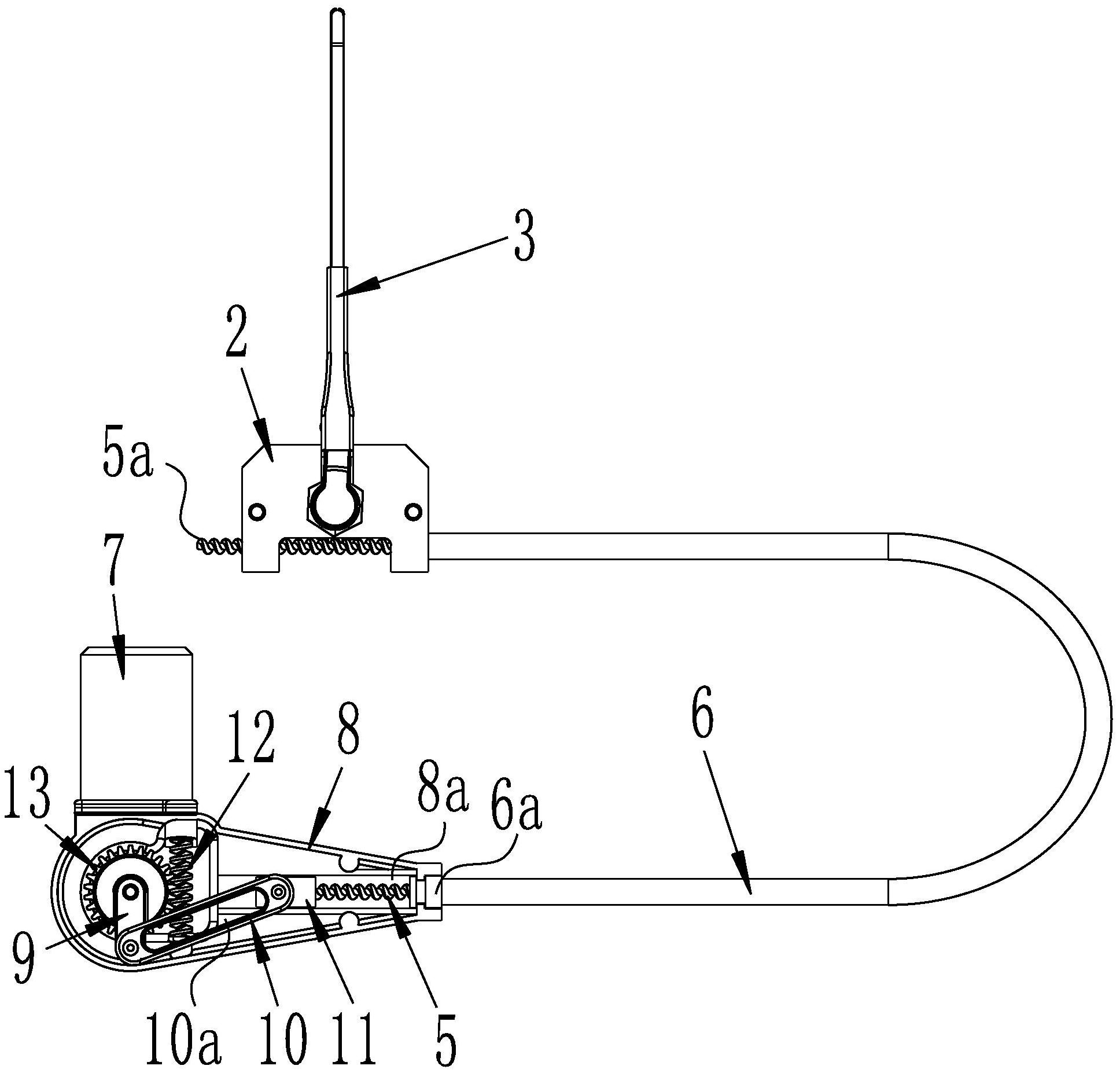 cn213199686u_用于清洁车辆天窗的雨刮安装结构