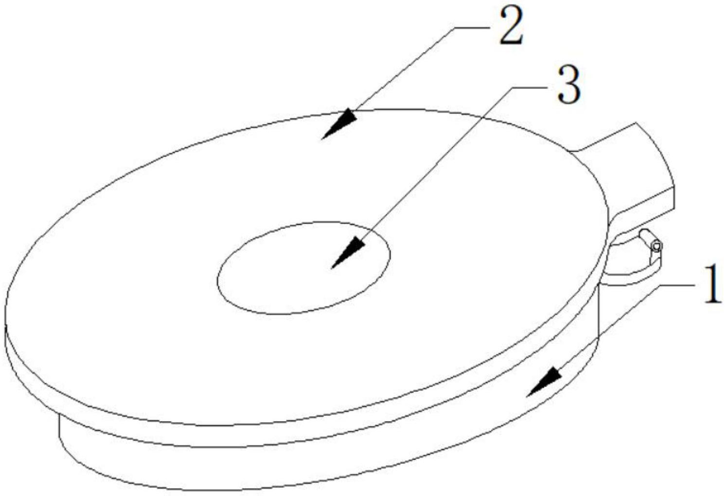 一种水壶盖子点弹开盖结构