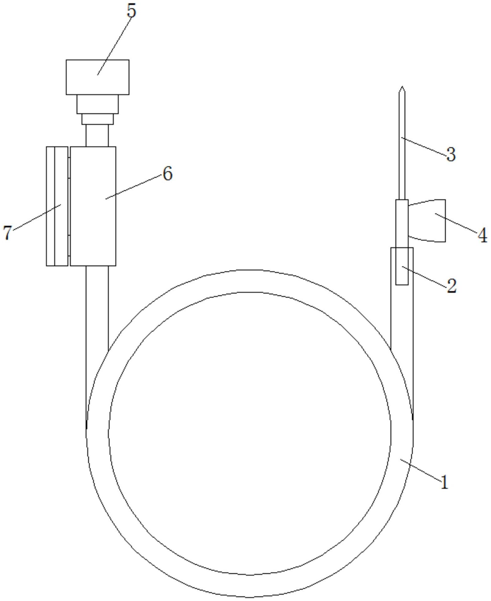 cn213220001u_一种防刺伤回插式一次性输液针头有效