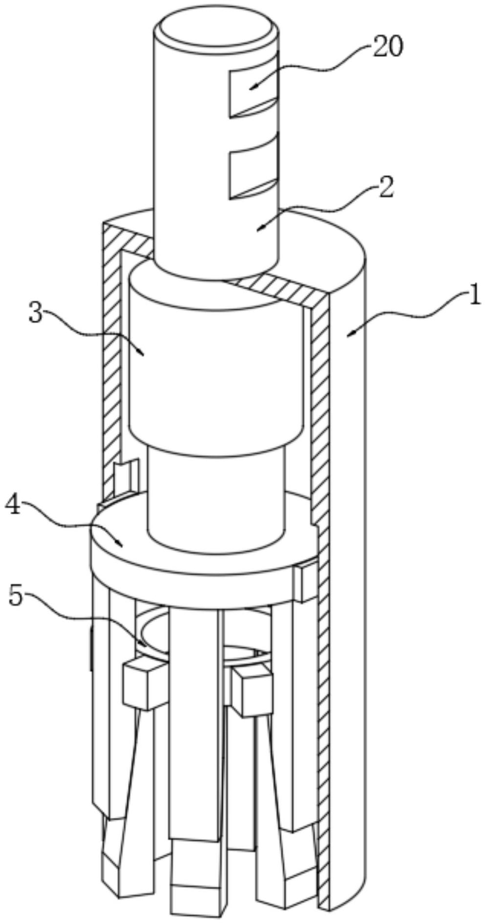 一种基于电动伸缩杆的浮动铰孔夹头