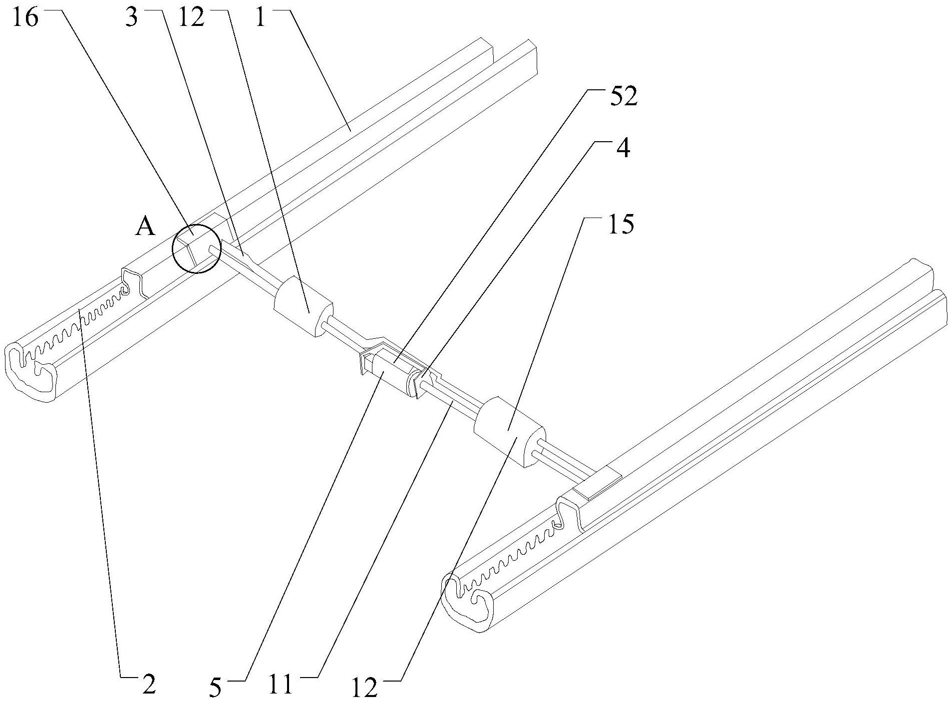 cn213228380u_一种汽车电动座椅滑轨有效