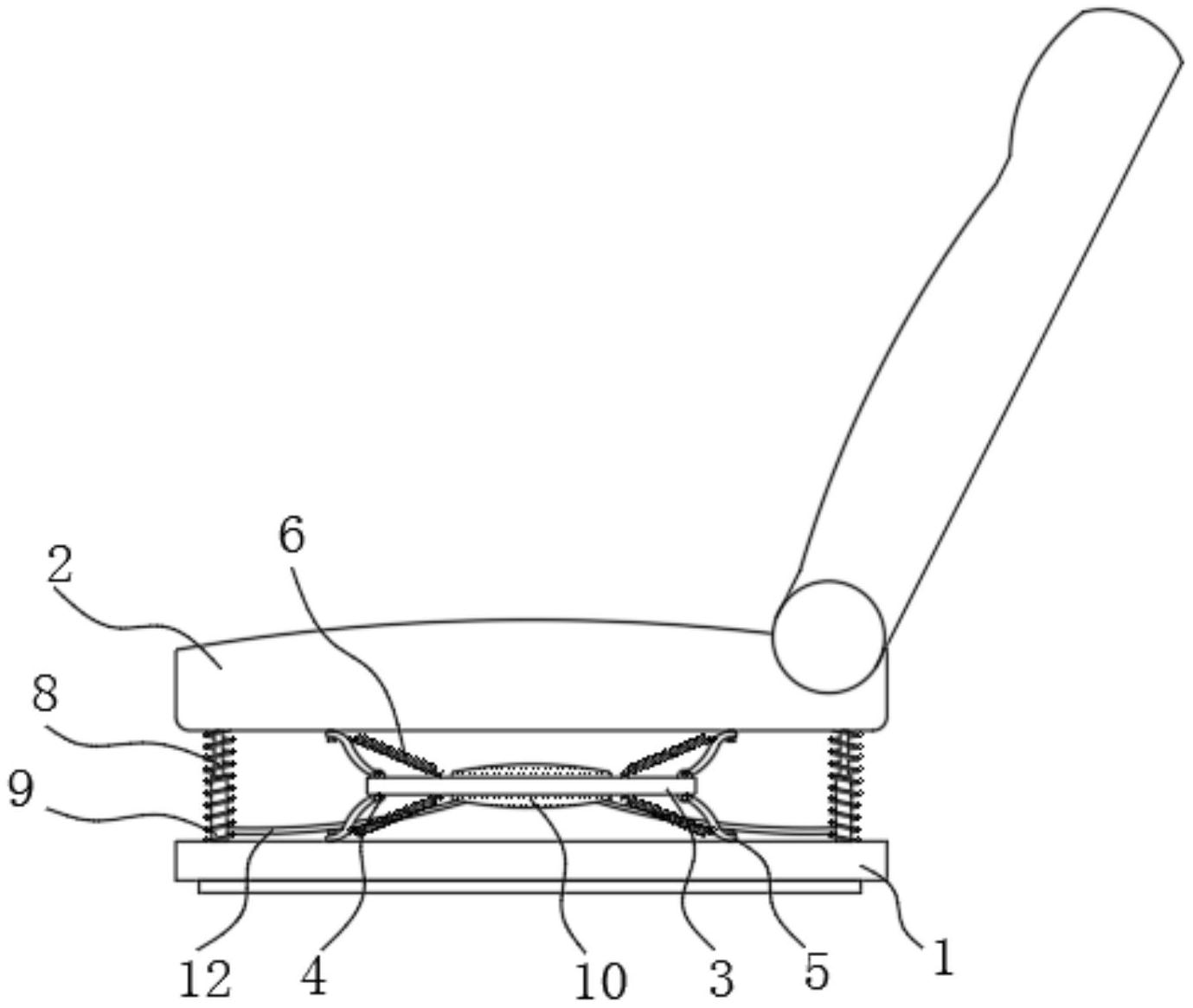 cn213228386u_一种汽车座椅用减震结构有效
