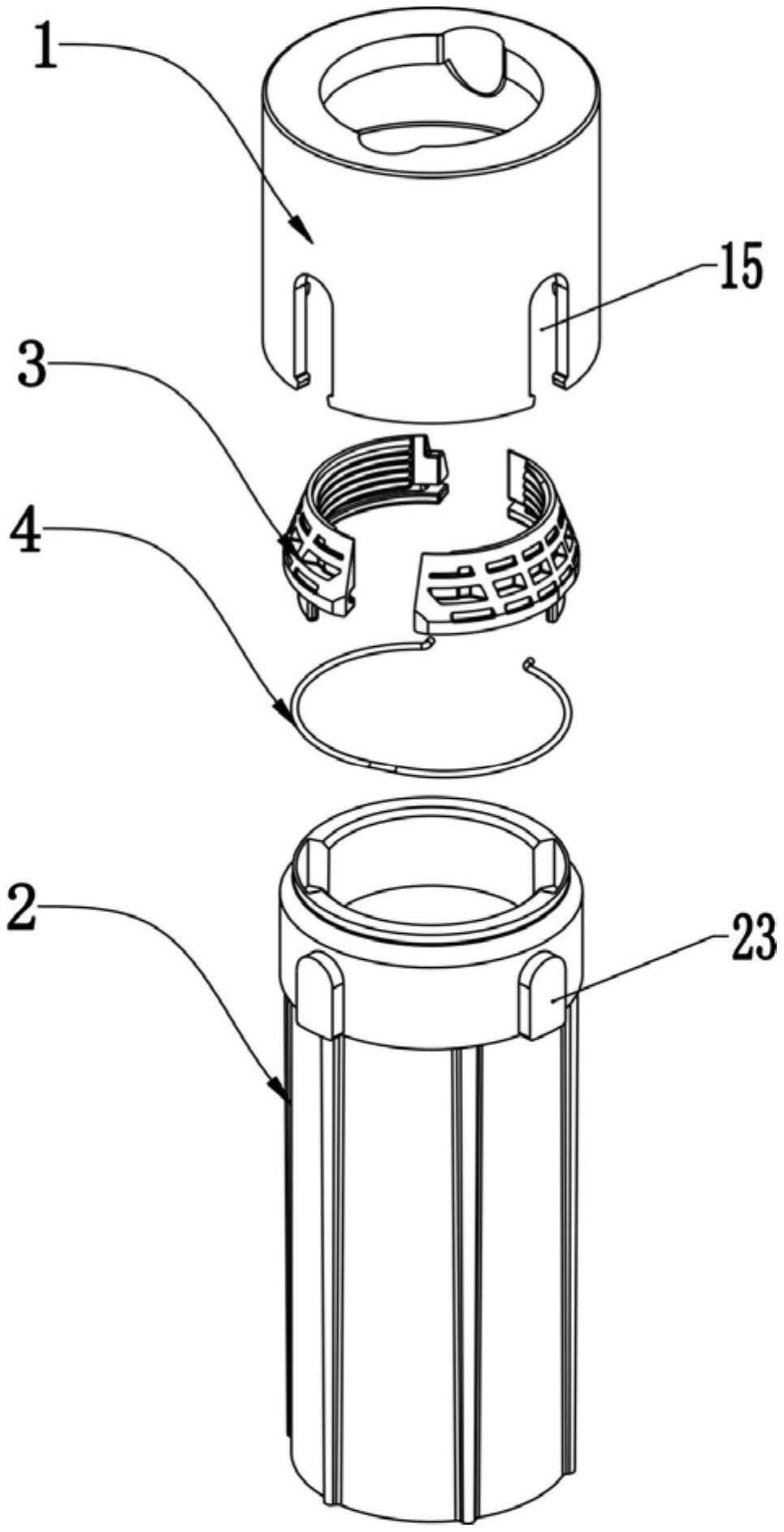 一种快装快拆螺母结构