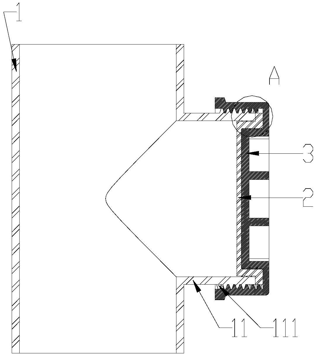 一种承压立管检查口
