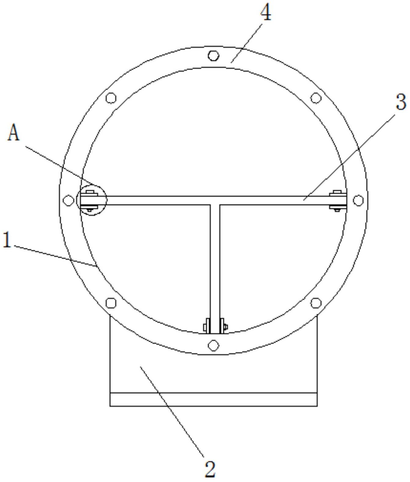 一种轴流风机用安装底座