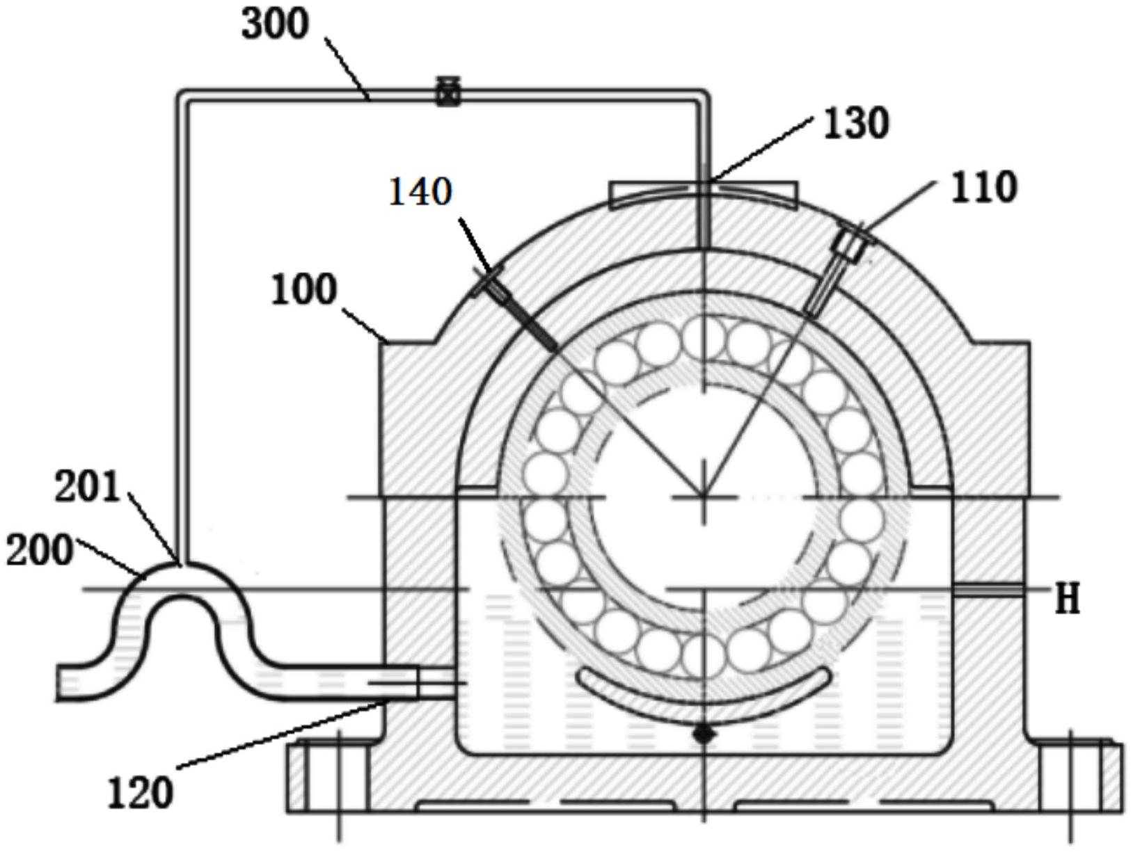 一种带防止漏油与堵塞装置的轴承箱