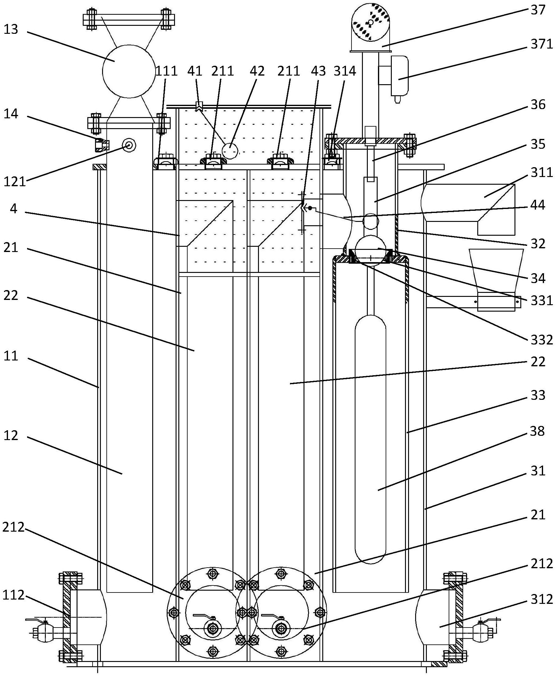四室煤气排水器结构图图片