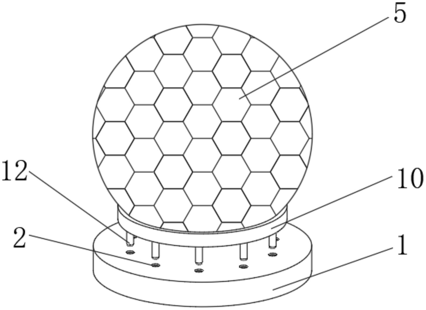 一种具有透波性能的大型整体天线防护罩