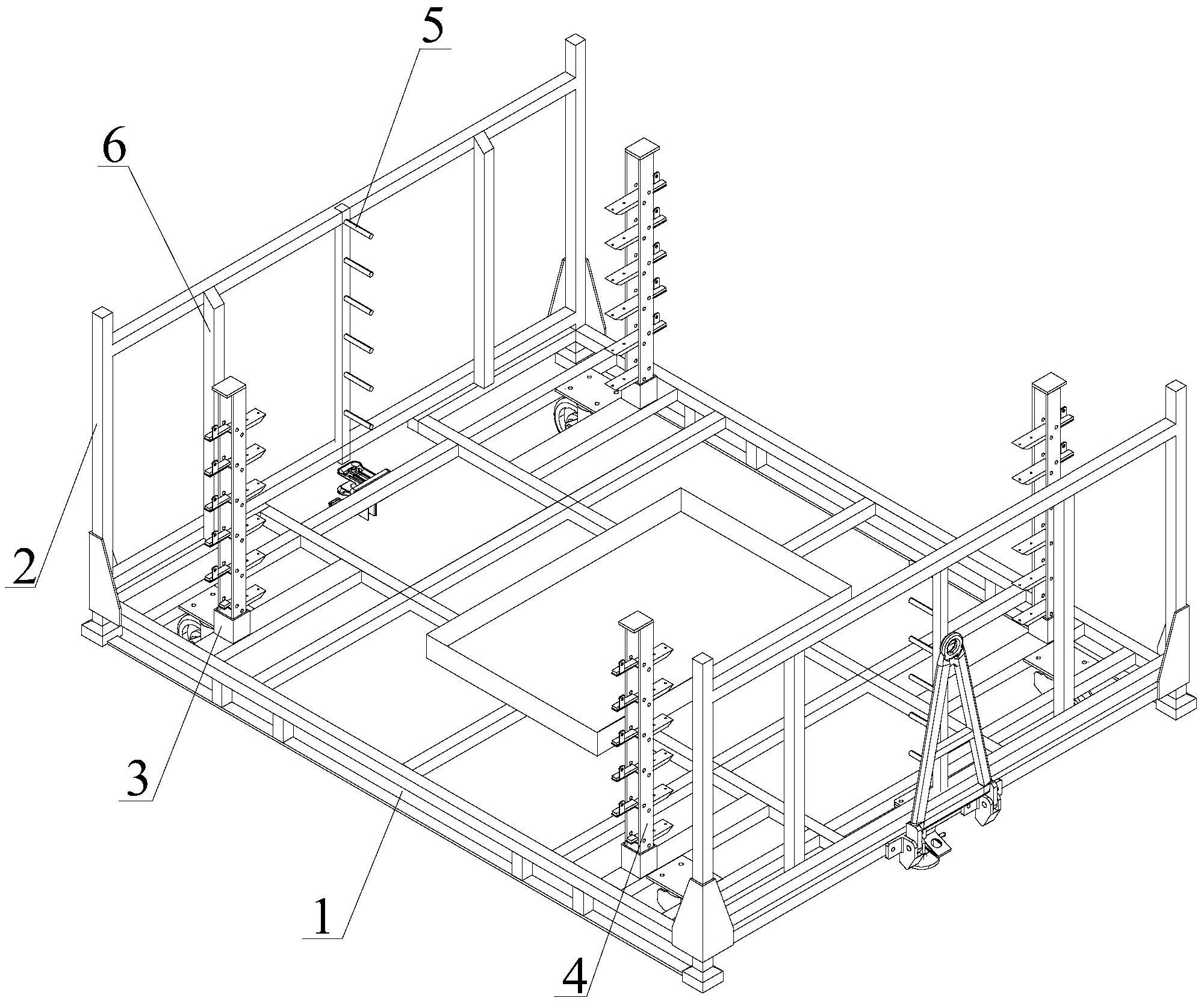 一种可拆卸式折叠料架