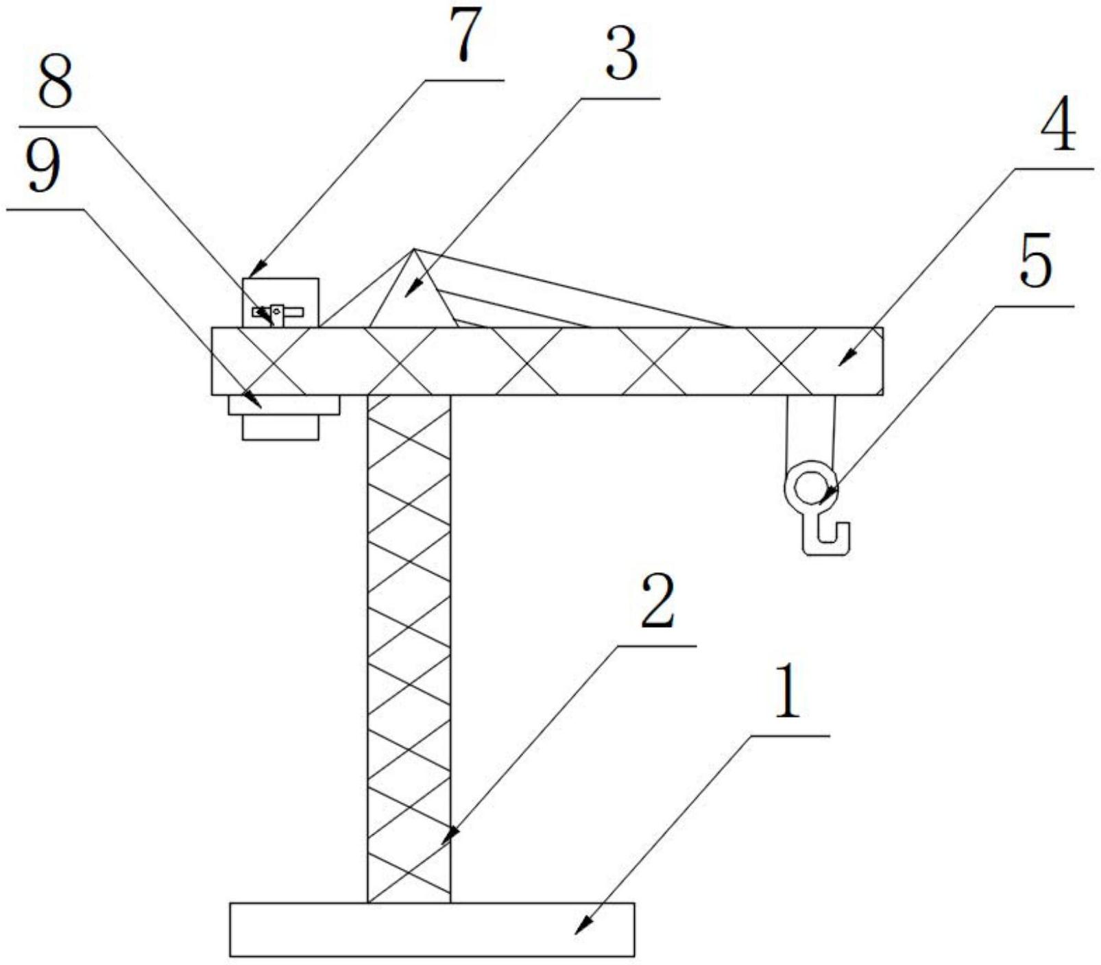 cn213294481u_一种塔吊机械臂有效