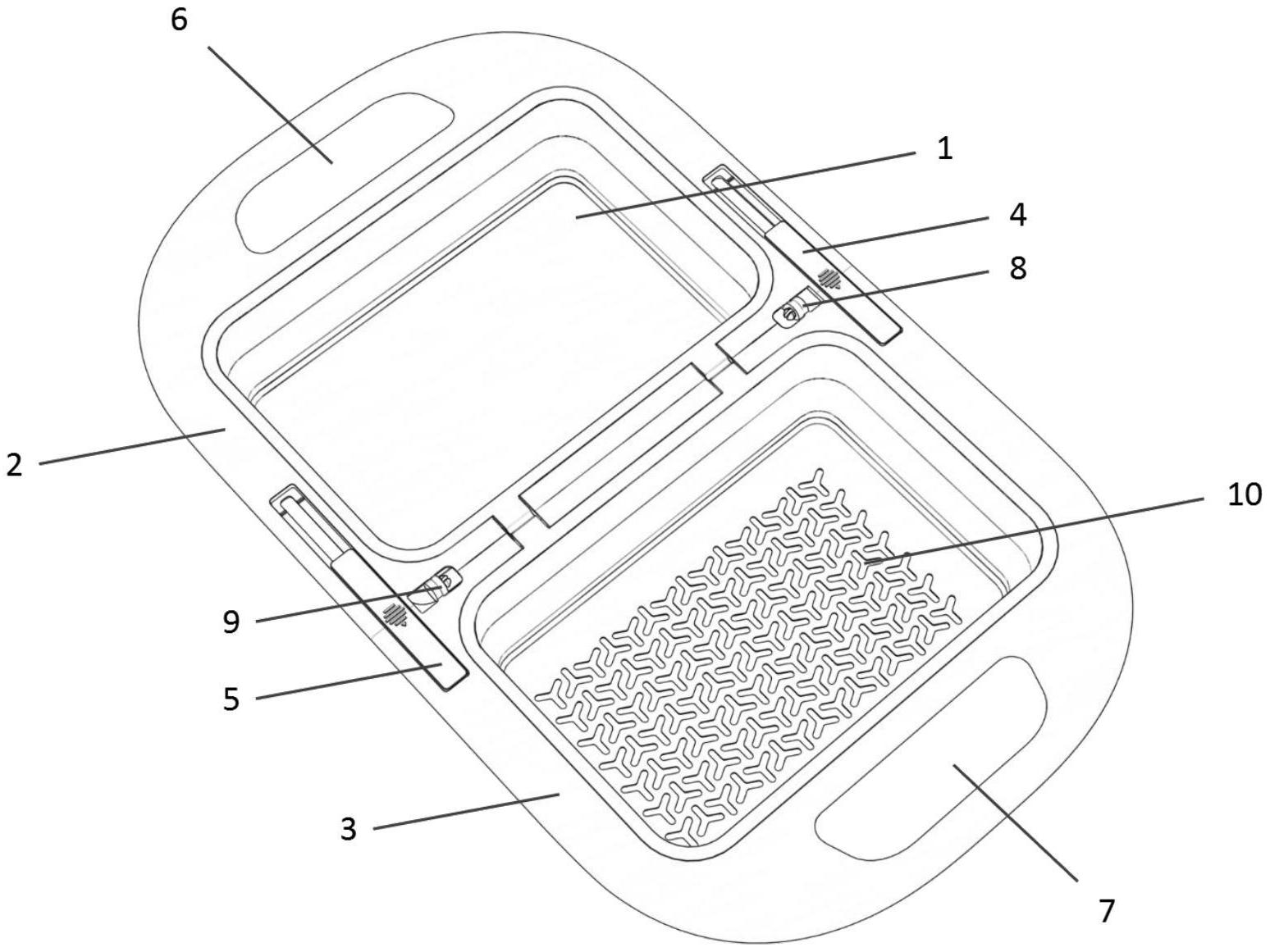 一种可折叠的多功能沥水篮