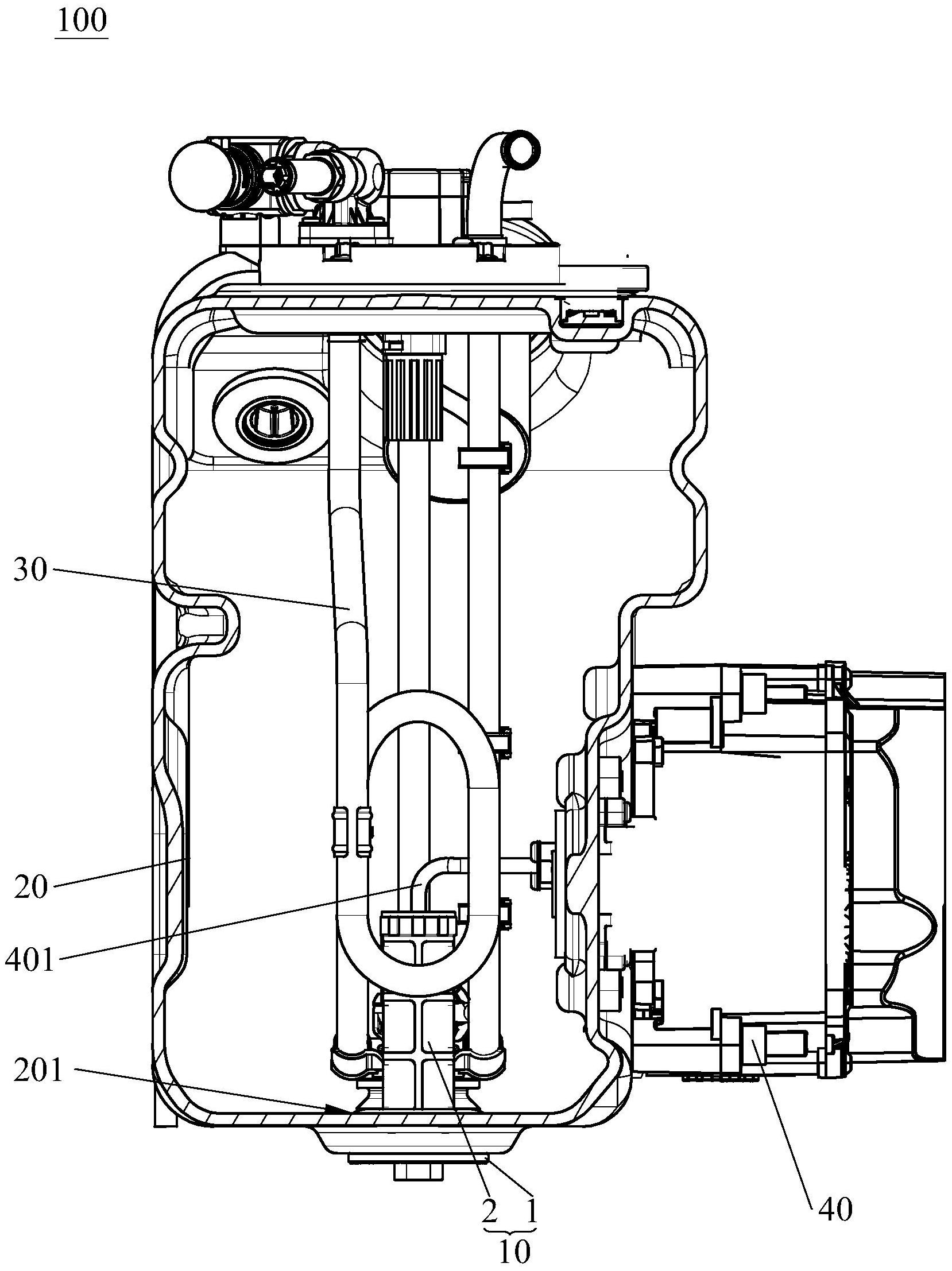 滤网快拆结构与尿素箱