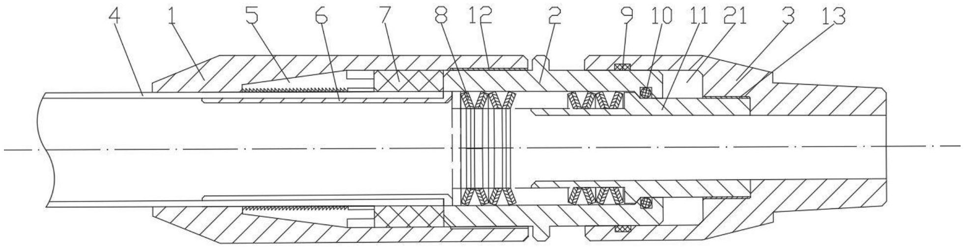 cn213330932u_连续油管底部连接器有效