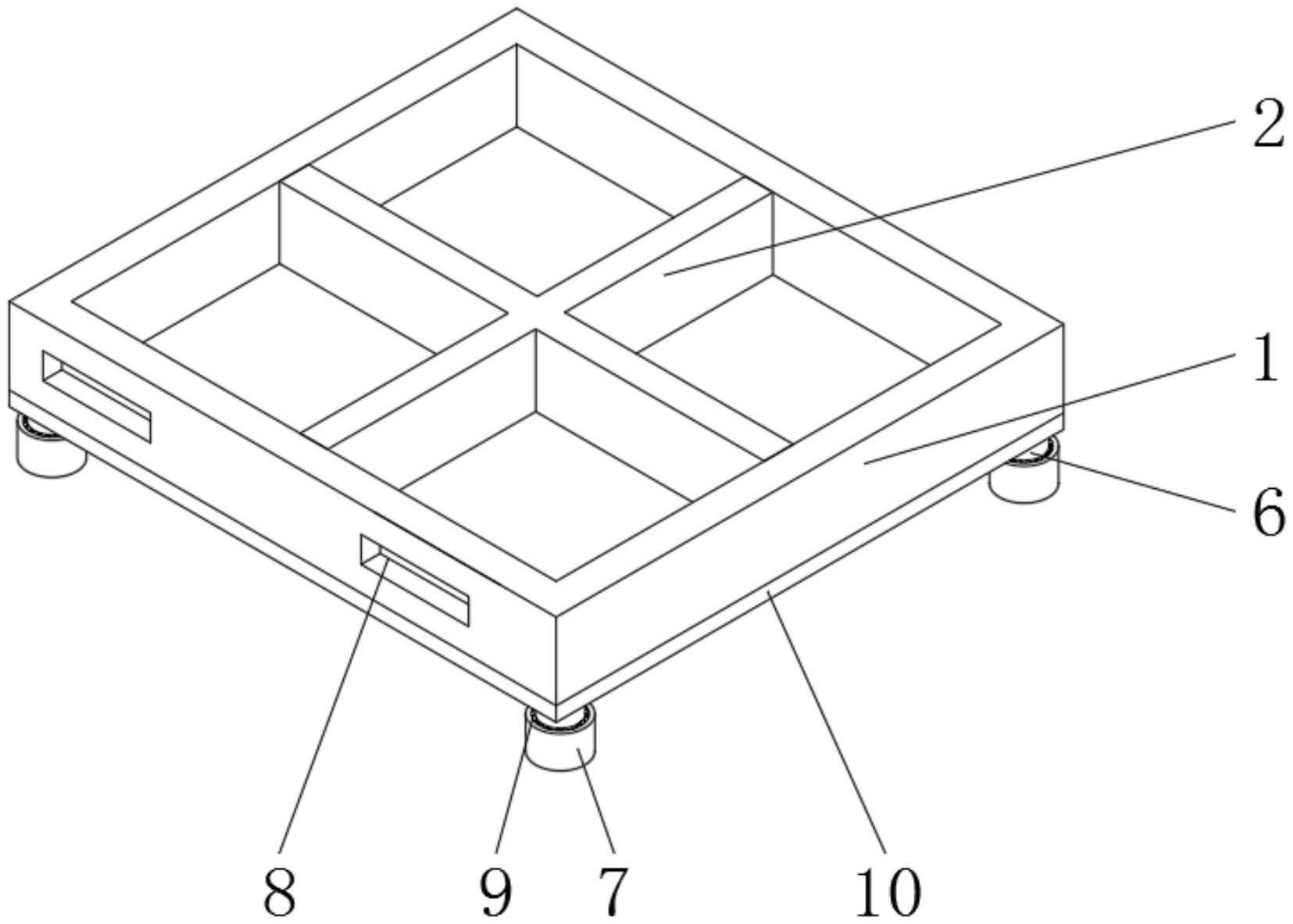 一种防静电吸塑托盘