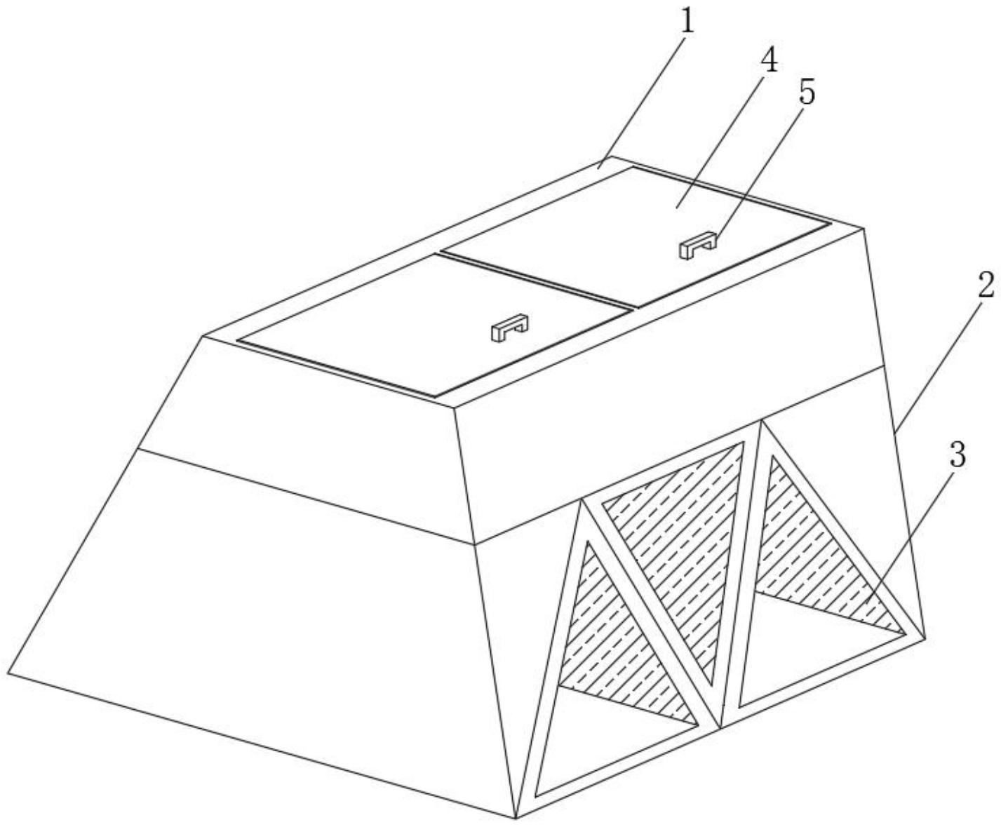 一种应用于湿地保护的防波堤
