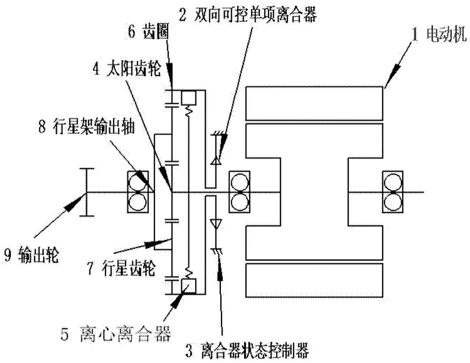 具有变速功能的中置电机