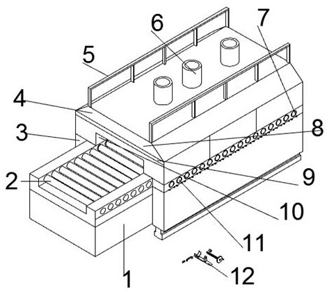 一种石墨碳化节能辊道窑