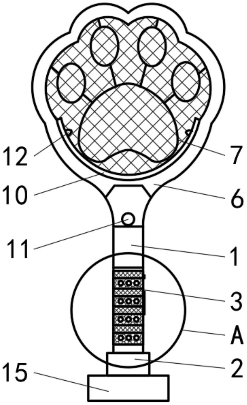 cn213369540u_一种新型可吸汗式吸蚊电蚊拍有效