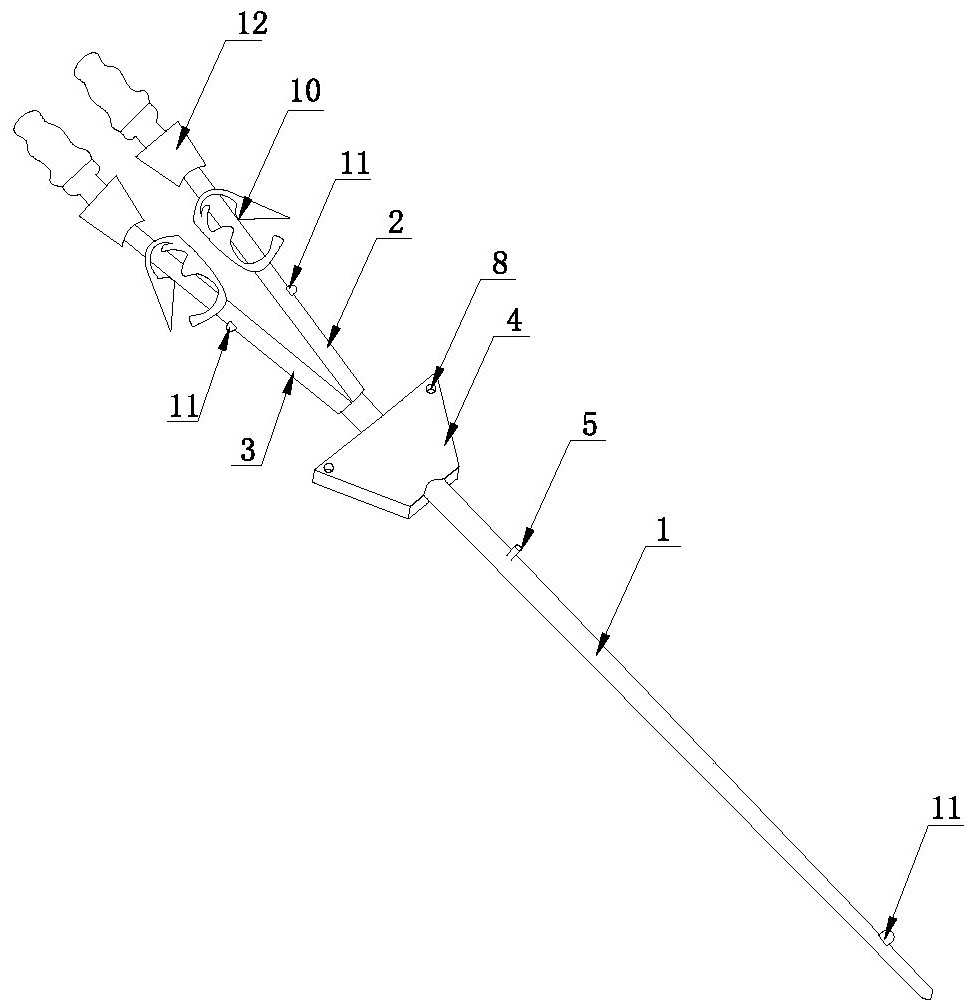 cn213374259u_一种安全持续测温型股静脉双腔血滤管有效