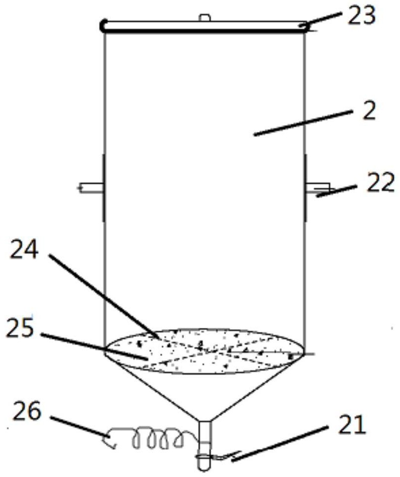 新型设计中药渗漉加工技术领域,提供一种中药渗漉器,包括支架和罐体
