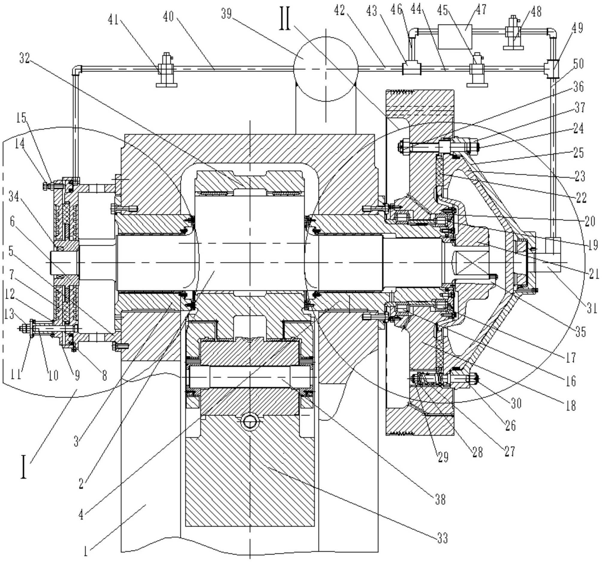 气动增压补偿式热模锻压力机