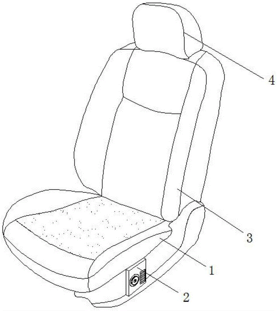 一种可进行软硬度调节的汽车座椅