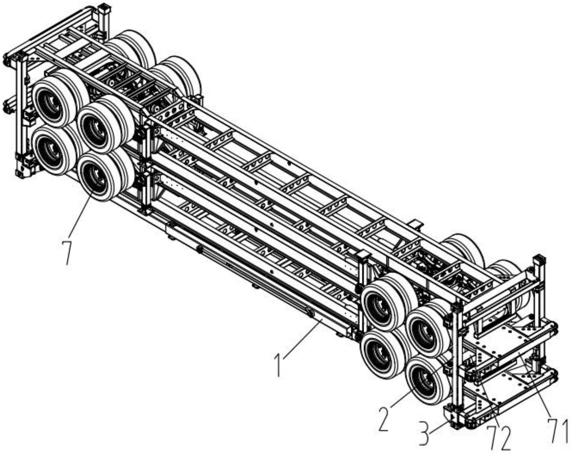 一种用于低成本运输骨架车的打包结构