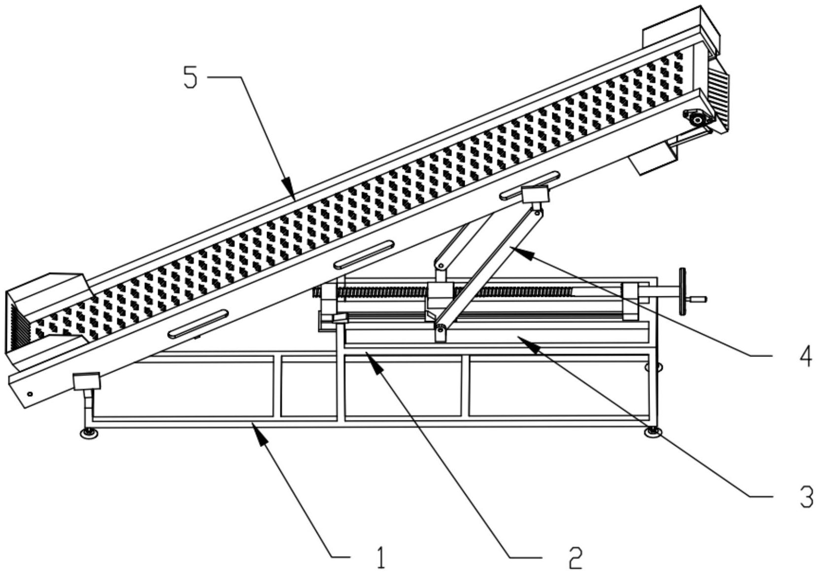 一种传送带角度调节机构