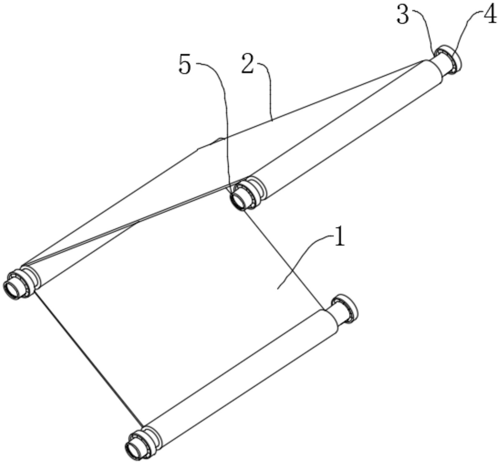 一种便于操作的涤棉布自动翻布机