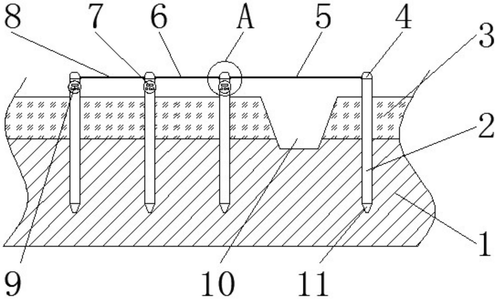 一种水平位移边桩