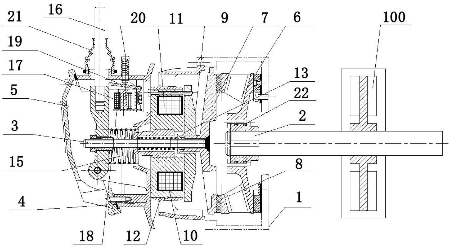 用于起重设备的回转式磁流变制动器及起重设备