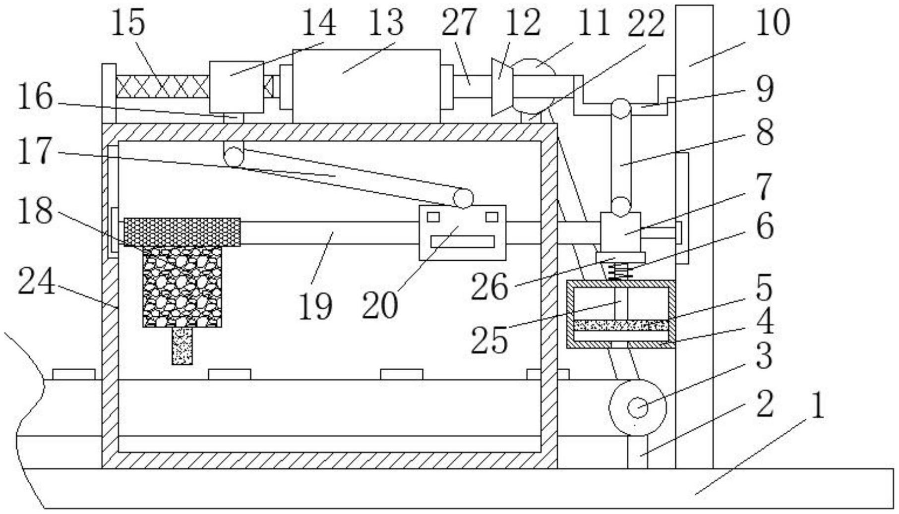 一种用于pcb单面板生产用平面隧道炉
