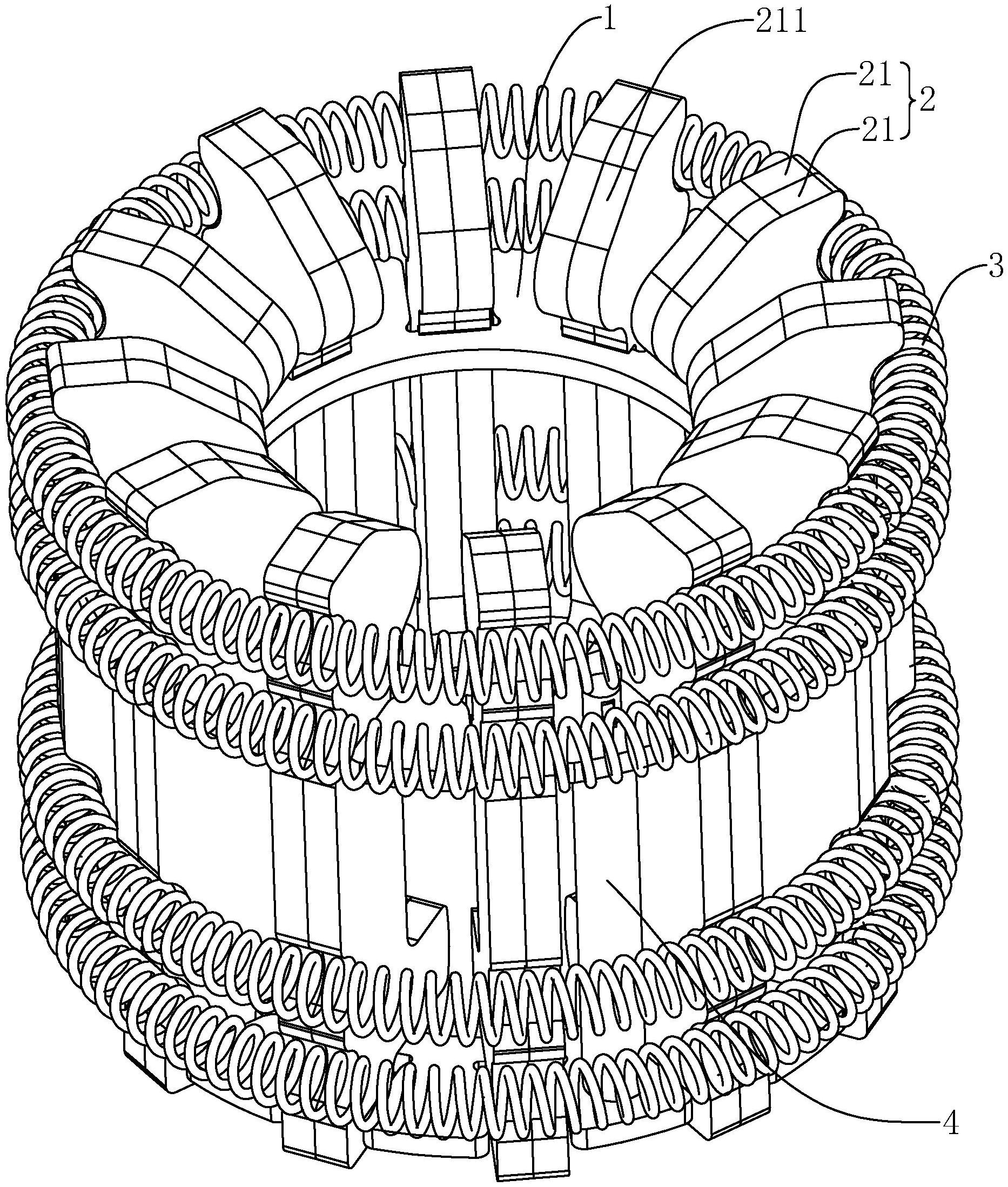 一种高压开关柜用梅花触头