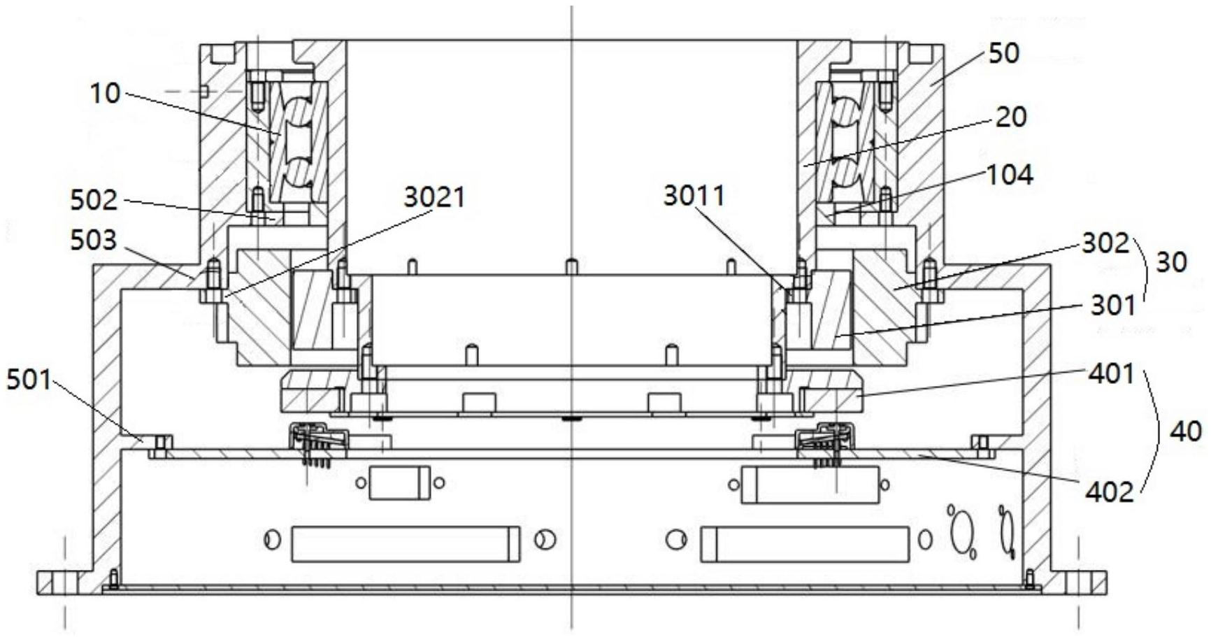 cn213401498u_一種用於航天的二維轉檯的方位軸系結構有效