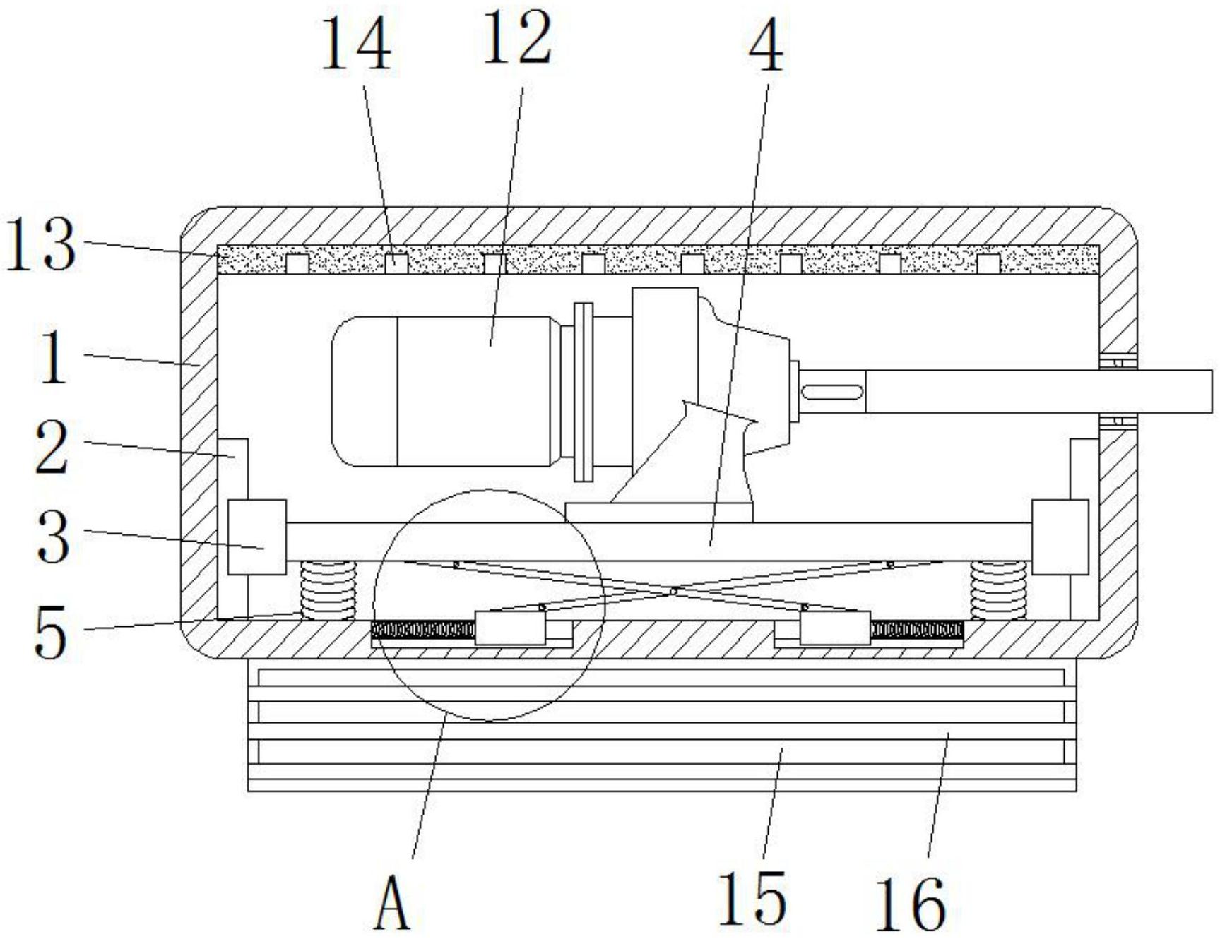 设有防水结构的电机用壳体